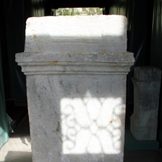 Altar dedicated to Isis and Serapis